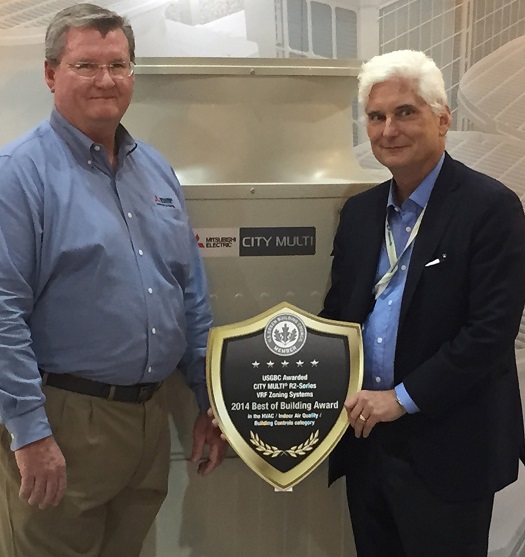 Mitsubishi Electric USGBC 2014 Best of Building Award Mitsubishi Electric USGBC 2014 Best of Building Award